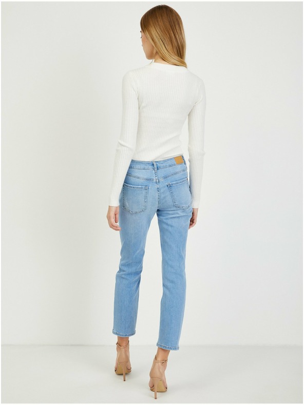 Orsay Hellblaue Straight-Fit-Jeans Damen ORSAY