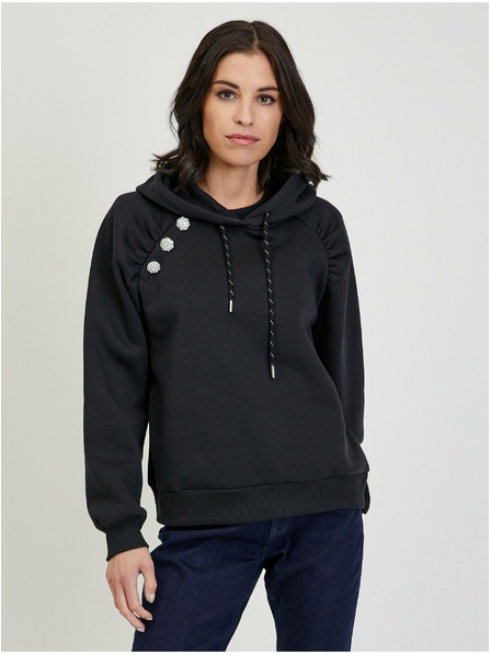 Orsay Schwarzer Damen Hoodie ORSAY