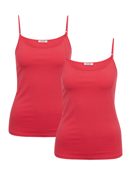 Orsay Set aus zwei Damen-Tank-Tops in Dunkelrosa ORSAY