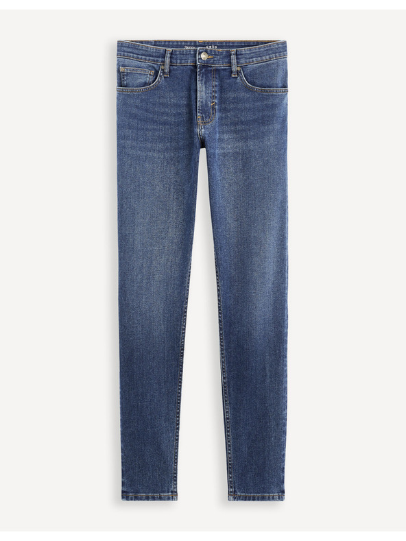 Celio Blaue Herren-Skinny-Fit-Jeans Celio C45 Doskinny