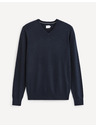 Celio Dunkelblauer Basic-Pullover Celio Sebase