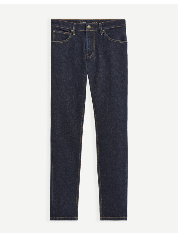 Celio Dunkelblaue Herrenjeans mit schmaler Passform Celio Bonew25t