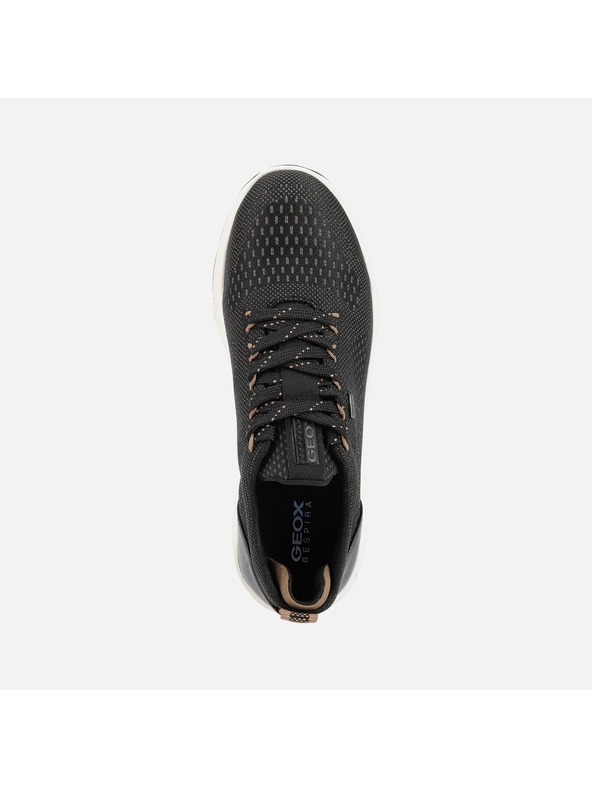 Geox Schwarz Damen Geox Spherica 4x4 b abx Turnschuhe