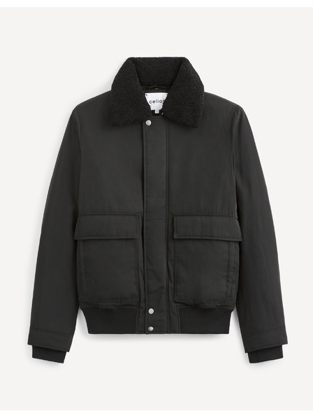 Celio Schwarze Jacke Celio Suborgnyl