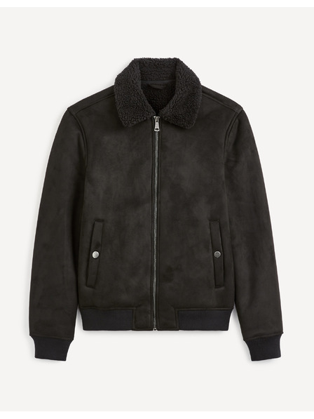 Celio Schwarze Wildlederjacke für Herren Celio Cutoranto