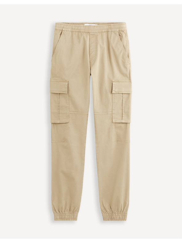 Celio Beige Herren-Cargo-Hose Celio Docar