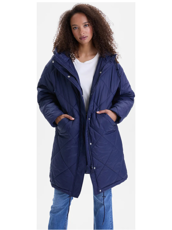 Orsay Dunkelblauer Damen-Steppmantel ORSAY