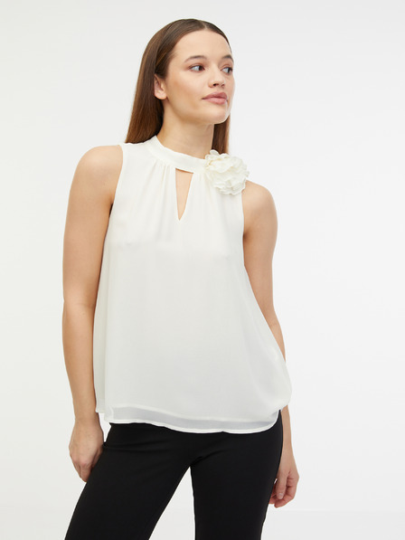 Orsay Cremefarbene Damenbluse ORSAY