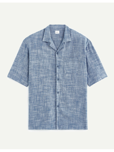 Celio Blau gestreiftes Herrenhemd Celio Tallinn