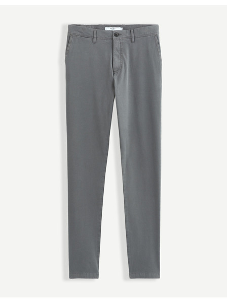 Celio Graue Herren-Cropped-Hose Celio