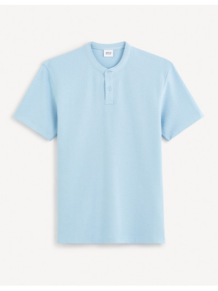 Celio Hellblaues Herren-Poloshirt Basic Celio Gesohel