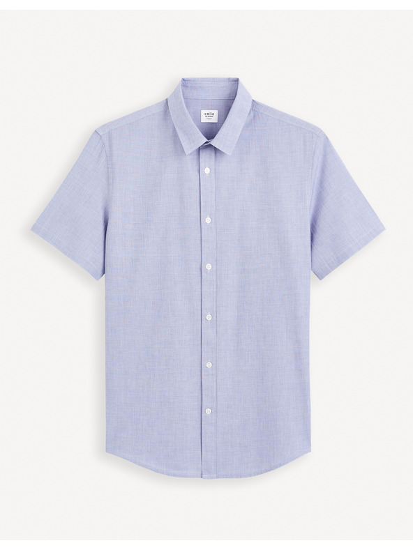 Celio Hellblaues Herrenhemd Celio Fafilemc