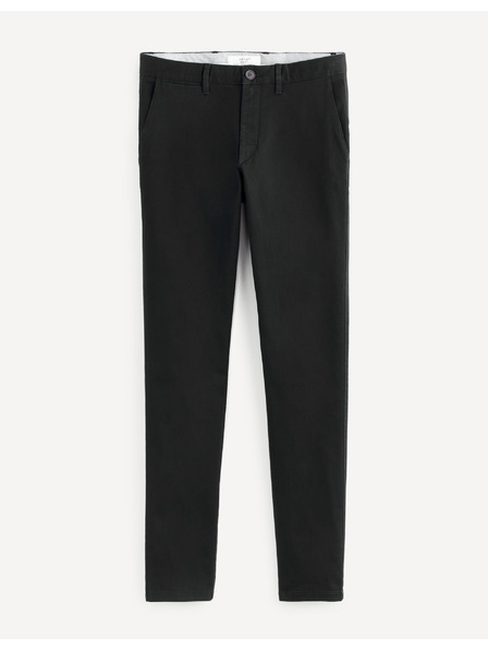 Celio Schwarze abgeschnittene Chino-Hose Celio Motalia