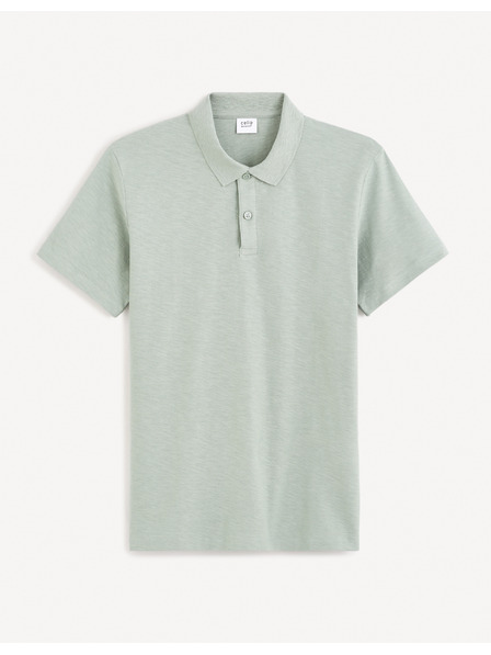 Celio Hellgraues Basic-Poloshirt für Herren Celio Feflame