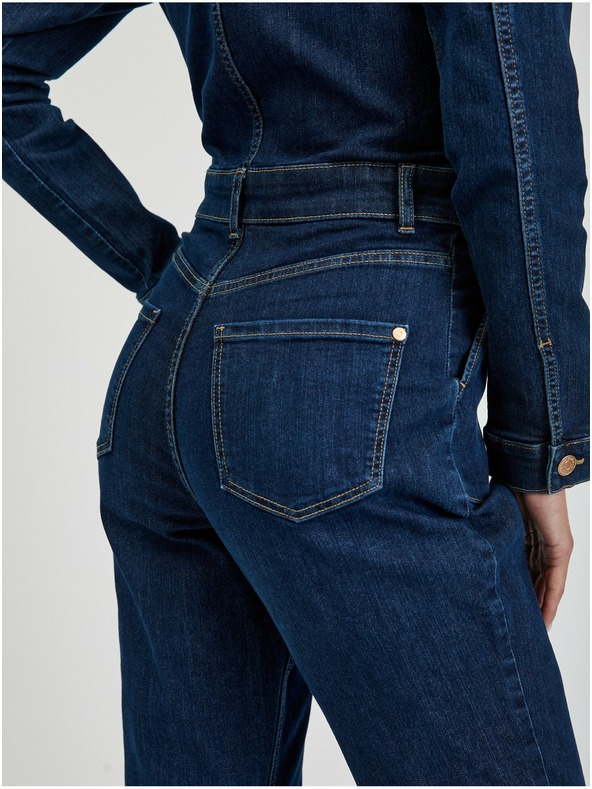 Orsay Dunkelblauer Damen-Jumpsuit aus Denim ORSAY