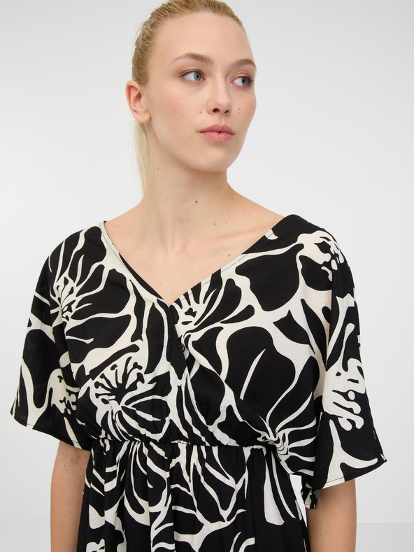 Orsay Schwarzes kurzes Damenkleid ORSAY