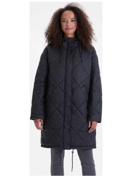 Orsay Schwarzer Damen-Steppmantel ORSAY