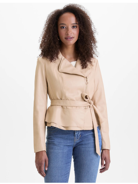 Orsay Beige Damen Lederjacke ORSAY