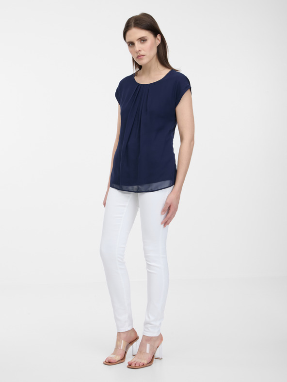 Orsay Dunkelblaue Damenbluse ORSAY