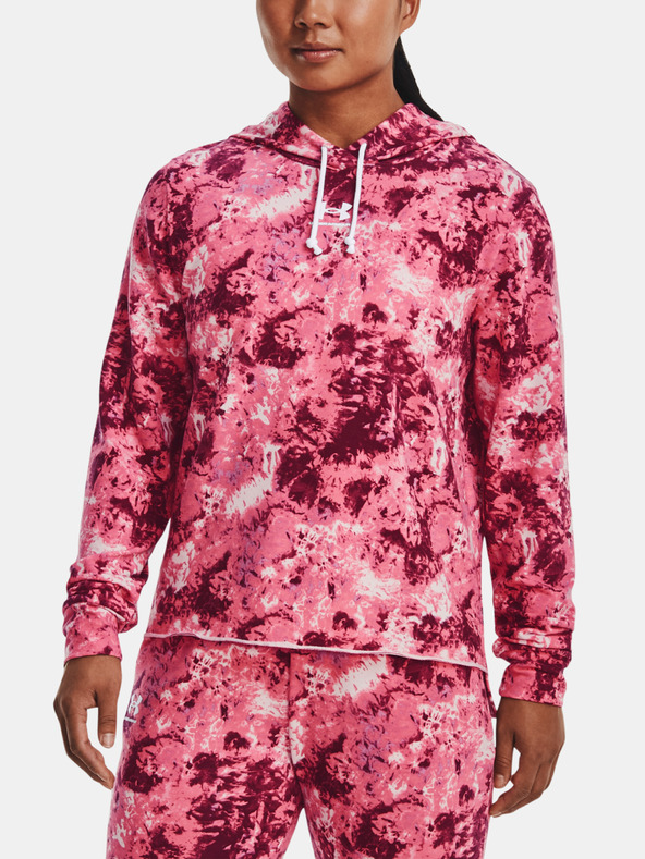 Under Armour Damen Sweatshirt Under Armour Rival Terry Print Hoodie