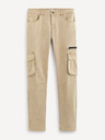 Celio Beige Herrenhose mit Taschen Celio