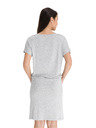 Sam 73 Graues Damenkleid mit Krawatte SAM 73