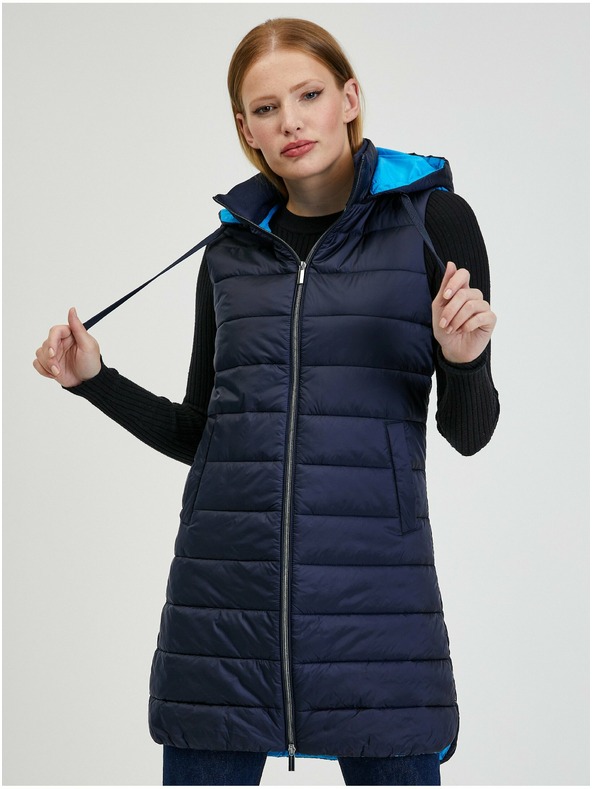 Orsay Dunkelblaue Steppweste ORSAY