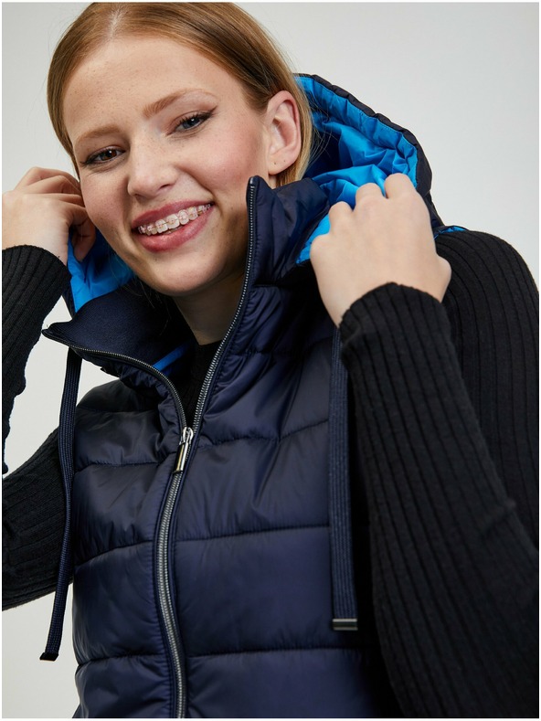 Orsay Dunkelblaue Steppweste ORSAY