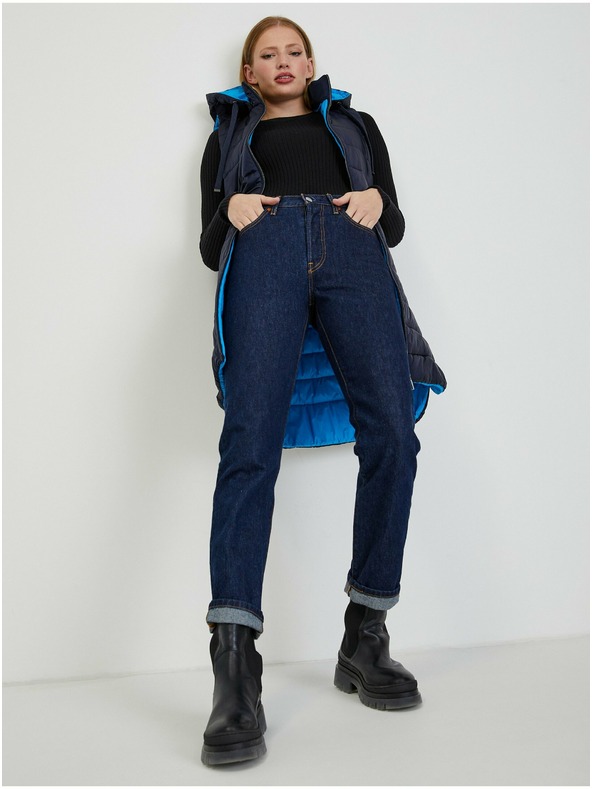 Orsay Dunkelblaue Steppweste ORSAY