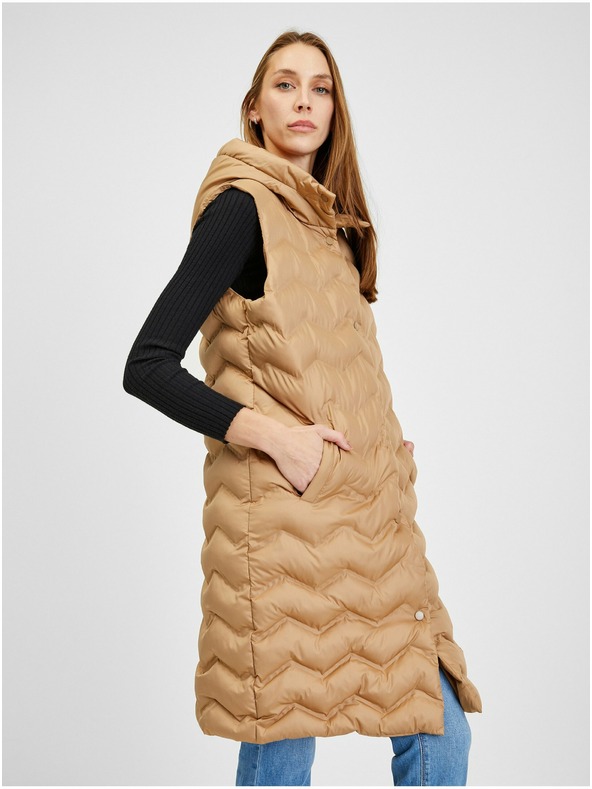 Orsay Braune Damen-Steppweste ORSAY