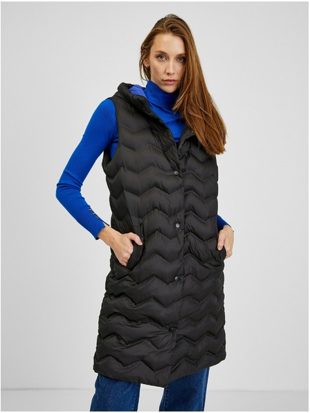 Orsay Schwarze Damen-Steppweste ORSAY