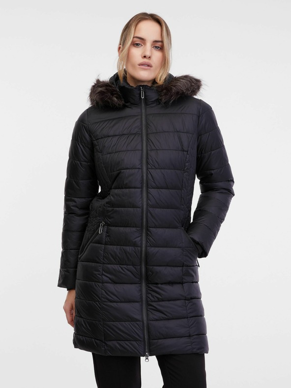 Orsay Schwarzer Damen-Steppmantel ORSAY