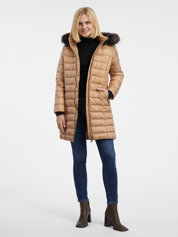 Orsay Hellbrauner Damen-Steppmantel ORSAY