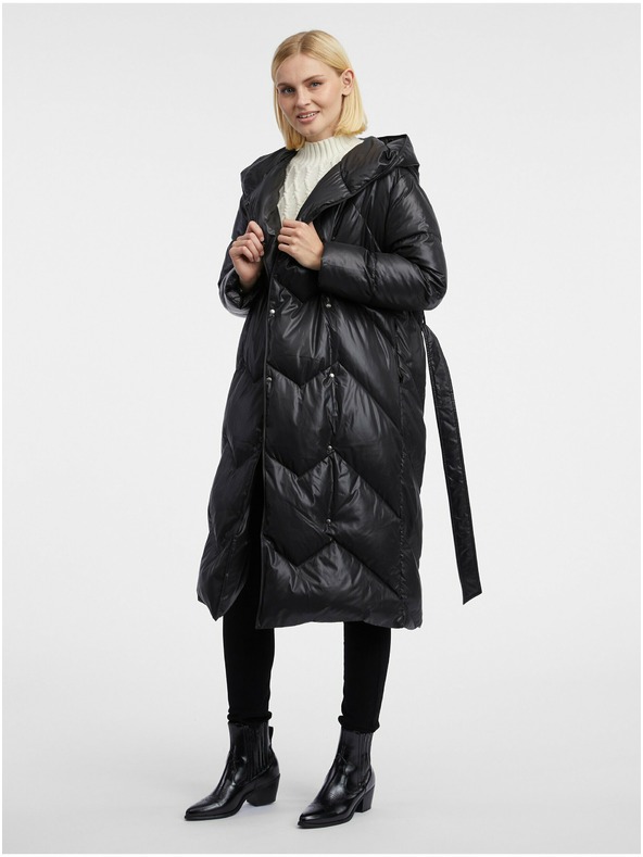 Orsay Schwarzer Damen-Daunenmantel ORSAY