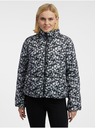 Orsay Grau-schwarz gemusterte Damen-Steppjacke ORSAY