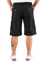 Sam 73 Schwarze Herrenshorts mit Taschen SAM 73