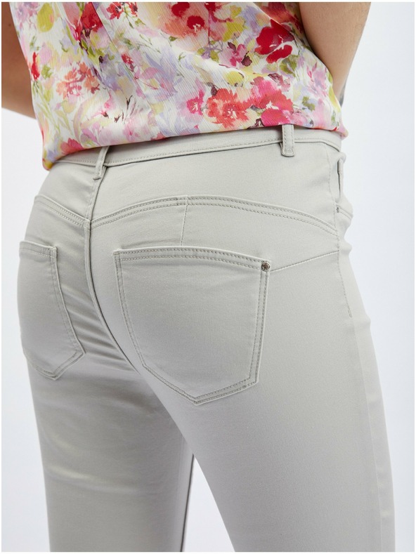 Orsay Hellgraue Damen Skinny Fit Jeans ORSAY