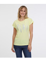 Sam 73 Hellgelbes Damen-Basic-T-Shirt SAM 73 Clorinda