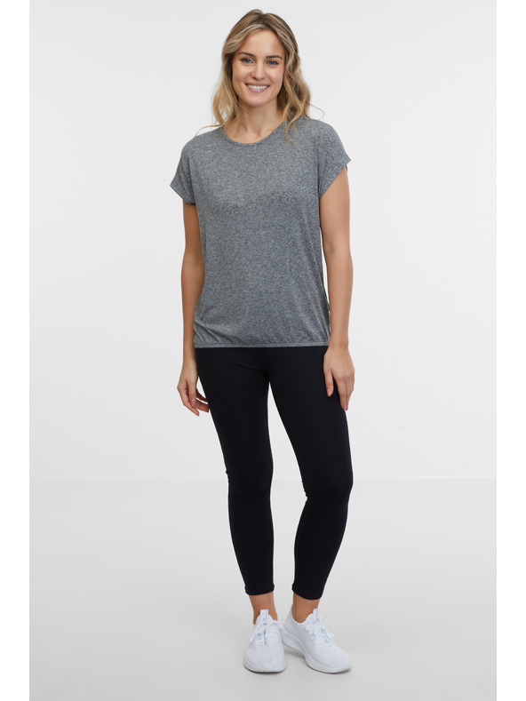 Sam 73 Graues gestreiftes Damen-T-Shirt SAM 73 Juliana