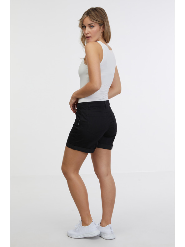 Sam 73 Schwarze Denim-Shorts für Damen SAM 73 Azura