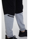 Sam 73 Graue und schwarze Herren-Sweatpants SAM 73 Jorge