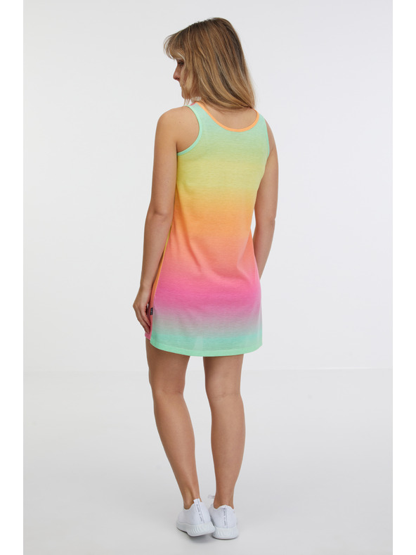 Sam 73 Gelb- und rosafarbenes Damenkleid SAM 73 Renee