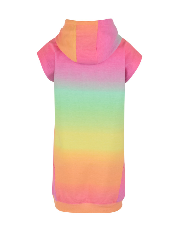 Sam 73 Gelbes und rosa Damen-Kurzarm-Sweatshirt SAM 73 Mabel