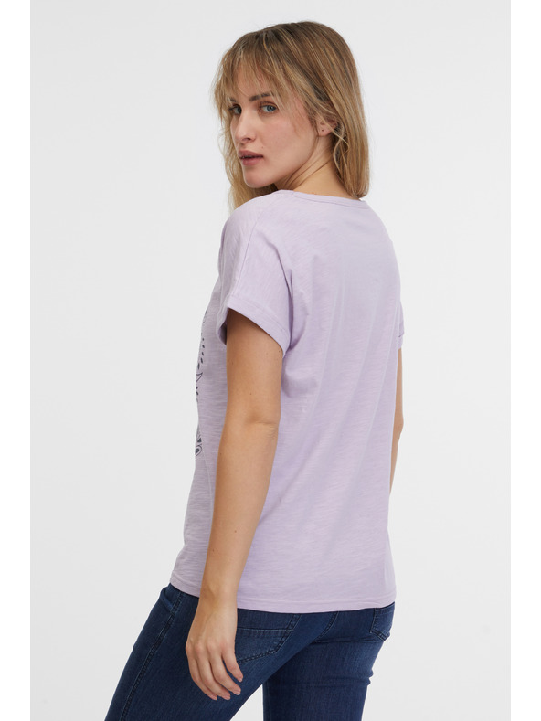 Sam 73 Hellviolettes Damen-T-Shirt SAM 73 Nazarena