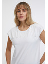 Sam 73 Weißes Damen-T-Shirt SAM 73 Octavia