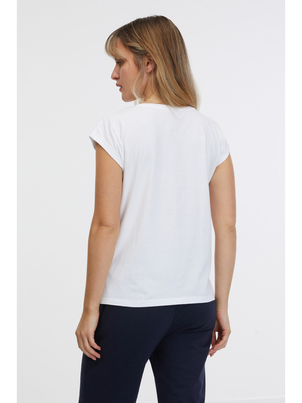 Sam 73 Weißes Damen-T-Shirt SAM 73 Octavia