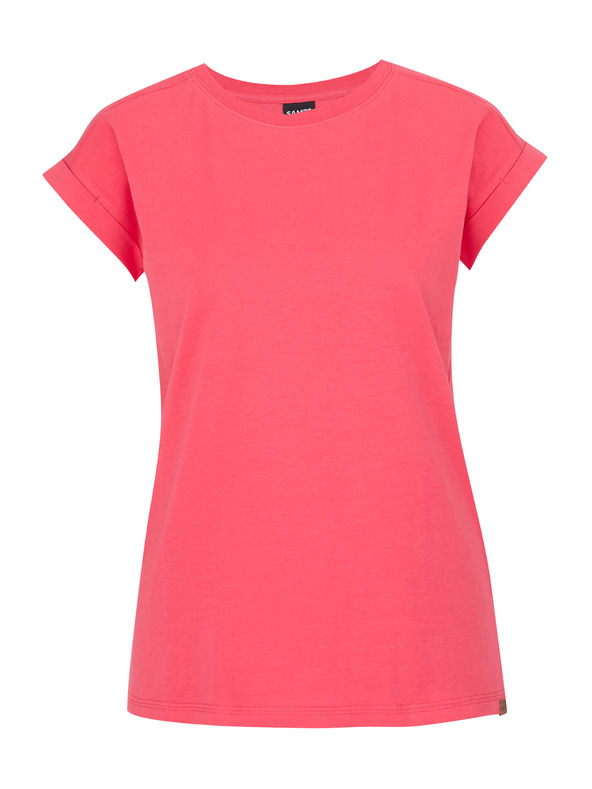 Sam 73 Korallfarbenes Damen Basic T-Shirt SAM 73 Miranda