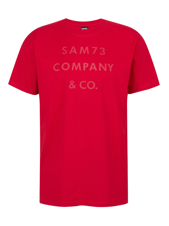 Sam 73 Rotes Herren-T-Shirt SAM 73 Milhouse