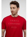 Sam 73 Rotes Herren-T-Shirt SAM 73 Milhouse