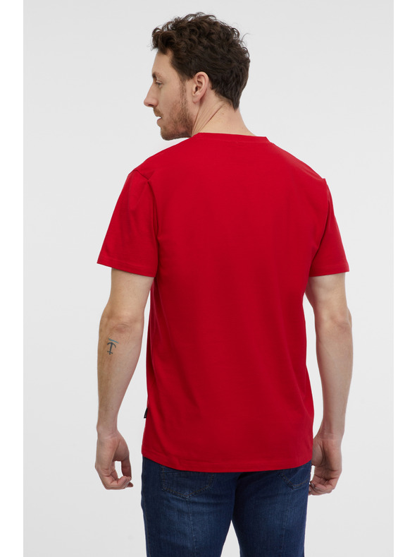 Sam 73 Rotes Herren-T-Shirt SAM 73 Milhouse